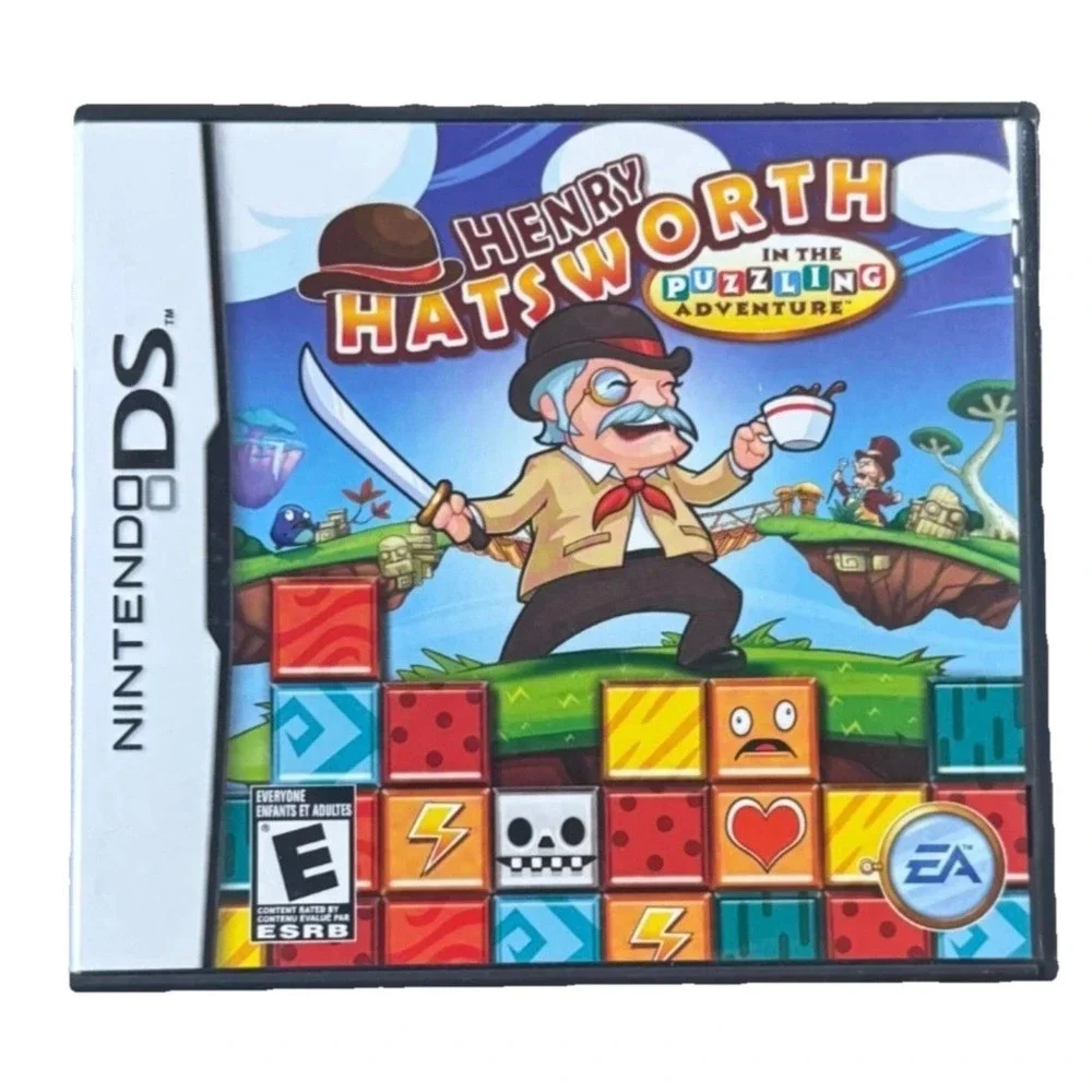 Henry Hatsworth in the Puzzling Adventure Nintendo DS 2009 CIB Excellent Cond.